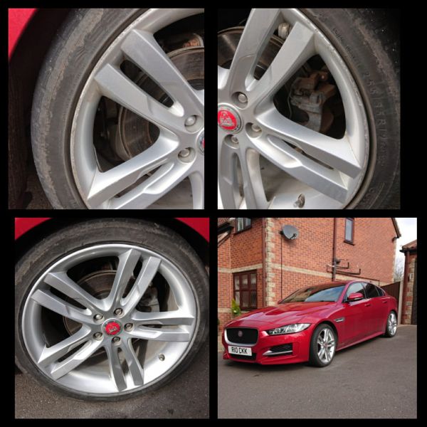 Refurbished silver alloys on this jaguar in swanick  : Swipe To View More Images