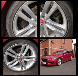 Refurbished silver alloys on this jaguar in swanick  : Click Here To View Larger Image